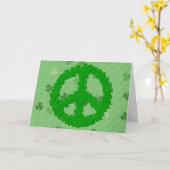 St Patrick's Day Vredesbord Kaart (Gele Bloem)