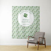 St Patrick's Day Vrijgezellenfeest Foto Achtergron Wandkleed (In situ)