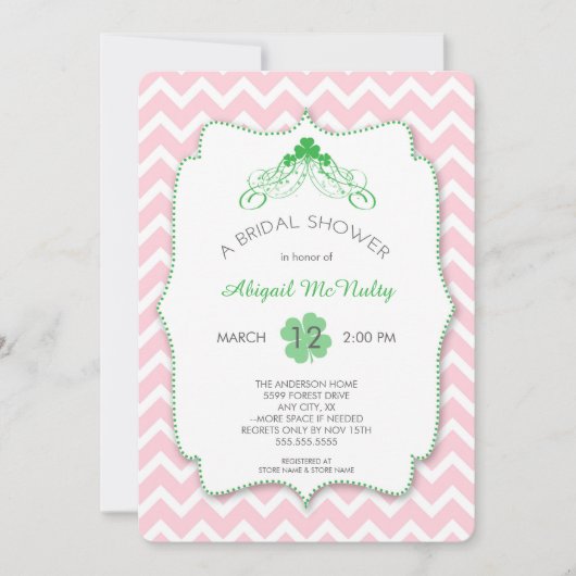 St Patrick's Day Vrijgezellenfeest Irish Invites Kaart (Voorkant)