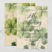 St Patrick's Day Vrouwen 50ste verjaardag Kaart (Voorkant / Achterkant)