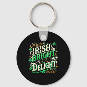 St. Patrick's Day Vrouwen Klaver St. Patrick's Dag Sleutelhanger