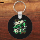 St. Patrick's Day Vrouwen Klaver St. Patrick's Dag Sleutelhanger (Voorkant)