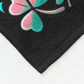 St. Patricks Day Vrouwen Shamrock St. Patricks Day Fleece Deken (Hoek)