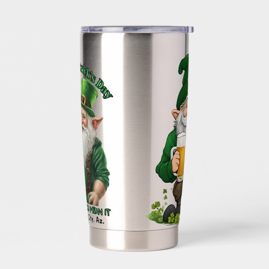 St Patrick's Day Water Bottle Geïsoleerde Drinkbeker (Links)