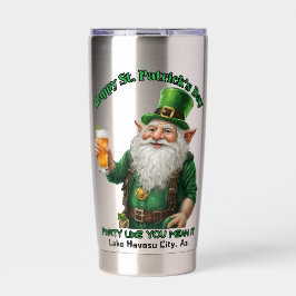 St Patrick's Day Water Bottle Geïsoleerde Drinkbeker