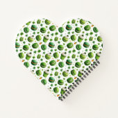 St. Patrick's Day Watercolor Macaron & Shamrock Notitieboek (Achterkant)