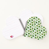 St. Patrick's Day Watercolor Macaron & Shamrock Notitieboek (Binnen)