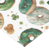 St. Patrick's Day Waterverf Donut & Klaver Tafelkleed (Gekanteld)