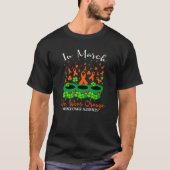 St Patrick's Day We Draag Oranje nierkanker Awar T-shirt (Voorkant)