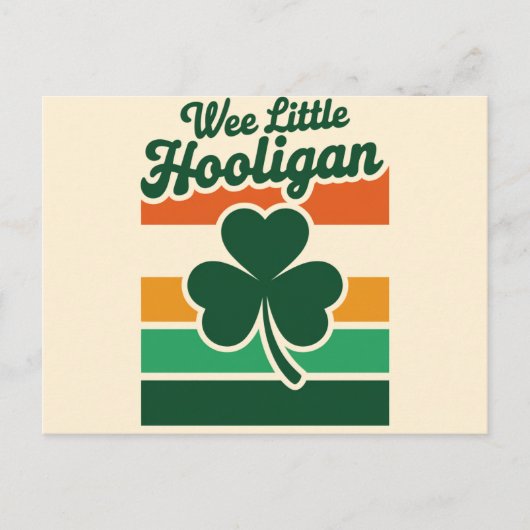 St Patricks Day We Little Hooligan Grappig Briefkaart (Voorkant)