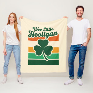 St Patricks Day We Little Hooligan Grappig Fleece Deken