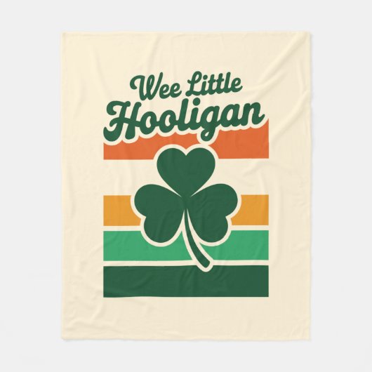St Patricks Day We Little Hooligan Grappig Fleece Deken (Voorkant)