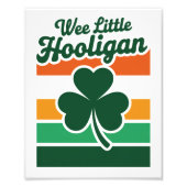 St Patricks Day We Little Hooligan Grappig Foto Afdruk (Voorkant)