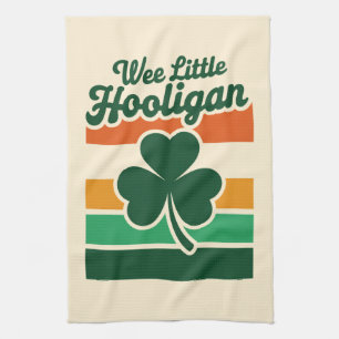 St Patricks Day We Little Hooligan Grappig Theedoek