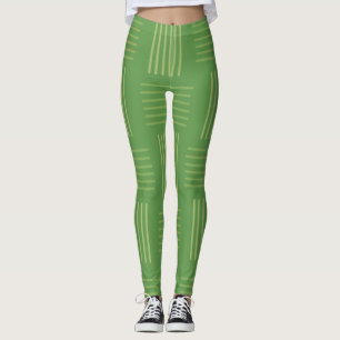 St Patrick's Day Weave Leggings