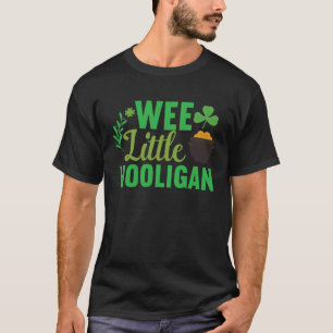 St Patricks Day Wee Little Hooligan Boy Kinder 5 T-shirt
