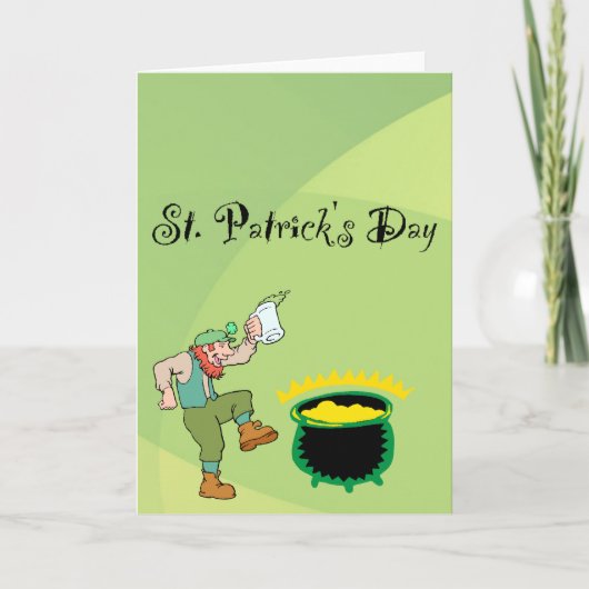 St. Patrick's Day wenskaart Kaart (Voorkant)