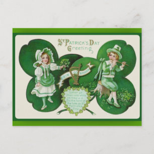 St. Patrick's Day Wenskaarten Briefkaart