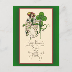 St. Patrick's Day Wenskaarten Briefkaart