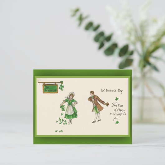 St. Patrick's Day Wenskaarten Briefkaart (Staand voorkant)