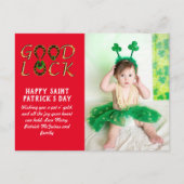 St. Patrick's Day Wenskaarten met FOTO Budget Briefkaart (Voorkant)