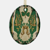 St. Patricks Day Wensornament Keramisch Ornament (Rechts)