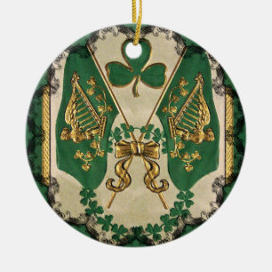 St. Patricks Day Wensornament Keramisch Ornament