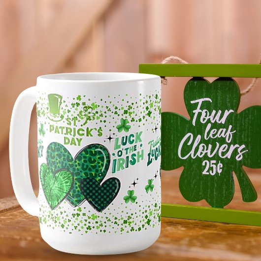 St. Patrick's Day wenst keramische Mok