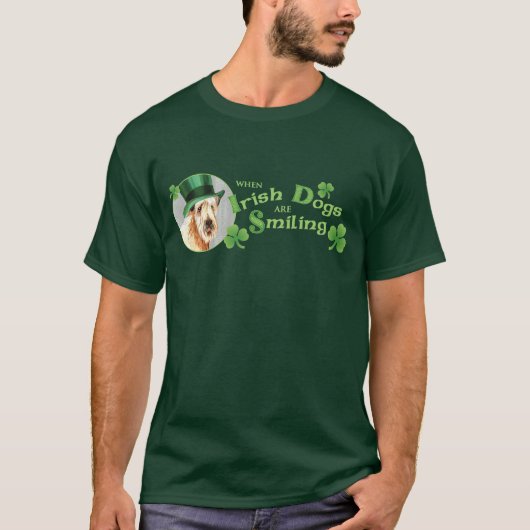 St. Patrick's Day Wheaten Terrier T-shirt (Voorkant)