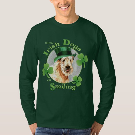 St. Patrick's Day Wheaten Terrier T-shirt (Voorkant)