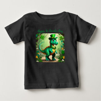 St Patrick's Day Whimsical Dinosaur.