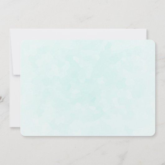 St. Patrick's Day Whimsical Rainbow & Clover Save The Date (Achterkant)