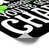 St. Patrick's Day Wie heeft geluk nodig als je Cha Poster (Hoek)
