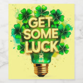 St. Patrick's Day Wijn Etiket (Enkel label)