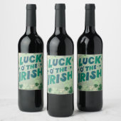 St. Patrick's Day Wijn Etiket (Flessen)