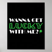 St. Patrick's Day wil geluk met mij Poster (Voorkant)