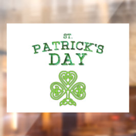 St. Patrick's Day Window Cling Raamsticker