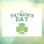 St. Patrick's Day Window Cling Raamsticker (Vel 3)