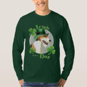 St. Patrick's Day Wire Fox Terrier T-shirt (Voorkant)