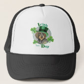 St. Patrick's Day Wirehaire Dachshund Trucker Pet (Voorkant)