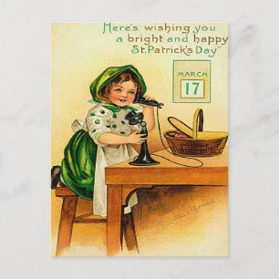 St. Patrick's Day Wishes Briefkaart
