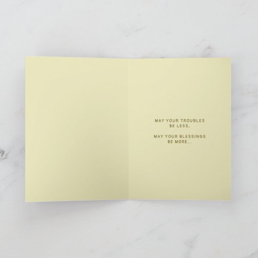  St. Patrick's Day Wishes Wenskaart Feestdagen Kaart (Binnen)