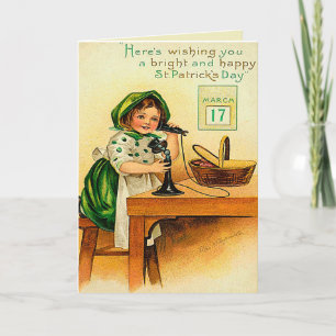  St. Patrick's Day Wishes Wenskaart Feestdagen Kaart