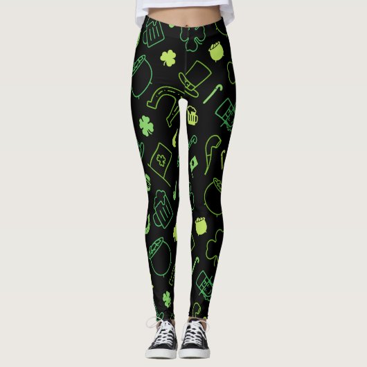 St. Patrick's Day Women Legging (Voorkant)