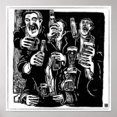 St Patrick's Day Woodblock Print (Voorkant)