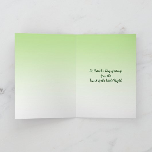 St. Patrick's Day: Woodland Path Kaart (Binnen)