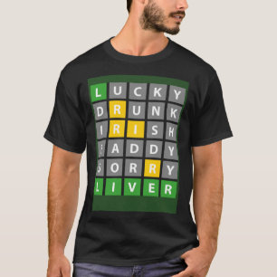St Patrick's Day Woordspel Iers Drink Sorry L T-shirt