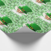 St. Patrick's Day Wrapping Paper Angel Cadeaupapier (Hoek)