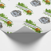 St. Patrick's Day Wrapping Paper Angel Cadeaupapier (Hoek)