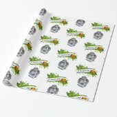 St. Patrick's Day Wrapping Paper Angel Cadeaupapier (Uitgerold)